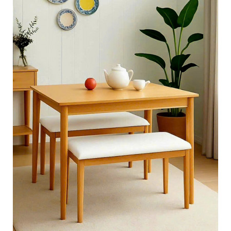 Japan Dining Sets : Bộ Bàn Ăn + 2 Bench Xuất Nhật 
